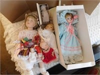 Doll Lot-"Sunday School" Porcelain Doll(COA)