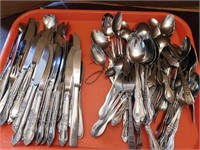 Large Lot of Stainless Steel Silverware