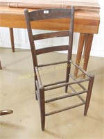 Lot: 5 ladder back chairs