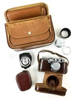 Vintage Leica Camera, Lenses, Accessories