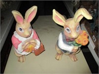 plastic rabbit decor