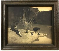 Edward Curtis ‘ At The Old Well Of Acoma’ Print