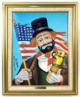 Red Skelton Signed Giclee ‘ Old Glory’