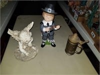 angel, beer mug, & pilgrim