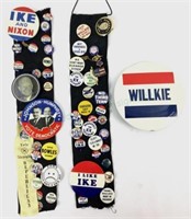 Vintage Political Campaign Pins