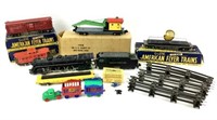 Vintage Train Cars & Track Pieces