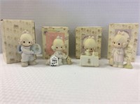 Lot of 4 Precious Moment Figurines w/ Boxes