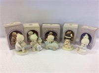 Lot of 5 Precious Moment Figurines w/ Boxes