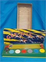 WOLVERINE TOYS GEE-WHIZ RACING GAME W/BOX  1930'S