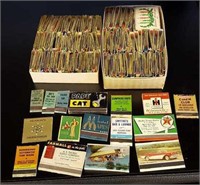 Two boxes of 50's match books