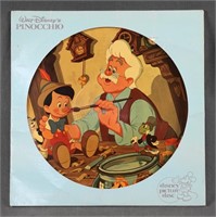 Walt Disney's Pinocchio Picture Disc Record Album
