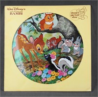 Walt Disney's Bambi Picture Disc Record Album
