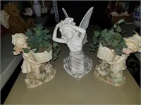 angel figurine & boy and girl figurines