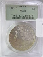 1885 O PCGS MS63 MORGAN SILVER DOLLAR