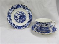3 PC ROYAL WORCESTER ENGLAND PLATE,CUP AND