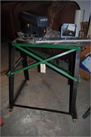 METAL BENCH WITH TABLETOP DRILL PRESS