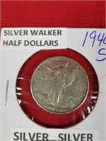 1940-S Silver Walking Liberty Half Dollar