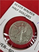1942-S Silver Walking Liberty Half Dollar