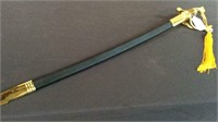 DECORATIVE 37" SWORD WITH SCABBARD