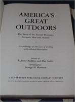 America's Great Outdoors Hardback /Leatherbound