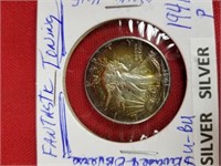 1941-P Toned Silver Walking Liberty Half Dollar