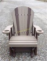 Amish Solid Outdoor Glider