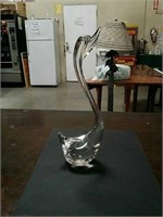 Murano Glass swan made in Italy three and a half