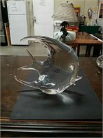 Murano glass fish made in Italy 7 by 6 in