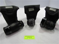 Three Assorted Pentax Lenses