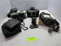 Collection of 6 Assorted Camera and Accessories
