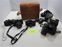 4 Pieces: 2 Pentax Auto 110 - Asahi Camera, Pentax