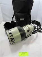 Pentax 300 Auto Focus Lens with Cover and Case
