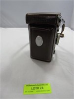 RolleiFlex 3.5 Dbo Dbgm Camera with Brown Leather