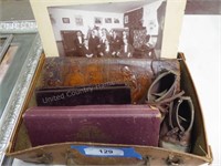 vintage case w/ leather purse - pics - misc.