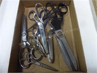 Box w/ misc. scissors
