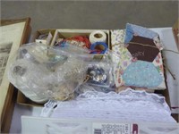 Box w/ misc. sewing items