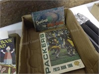 1966 Packers press book & Rose bowl post card