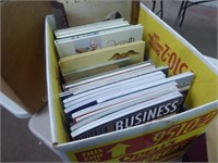Box w/ books & magazines