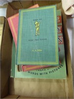Box w/ vintage children's books