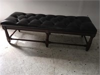 Thomasville Leather Bench
