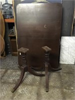 Antique Dinning Table with 2 Chippendale Bases