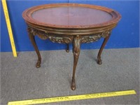 old french-style coffee table (has server top)