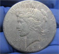 1926-S peace silver dollar