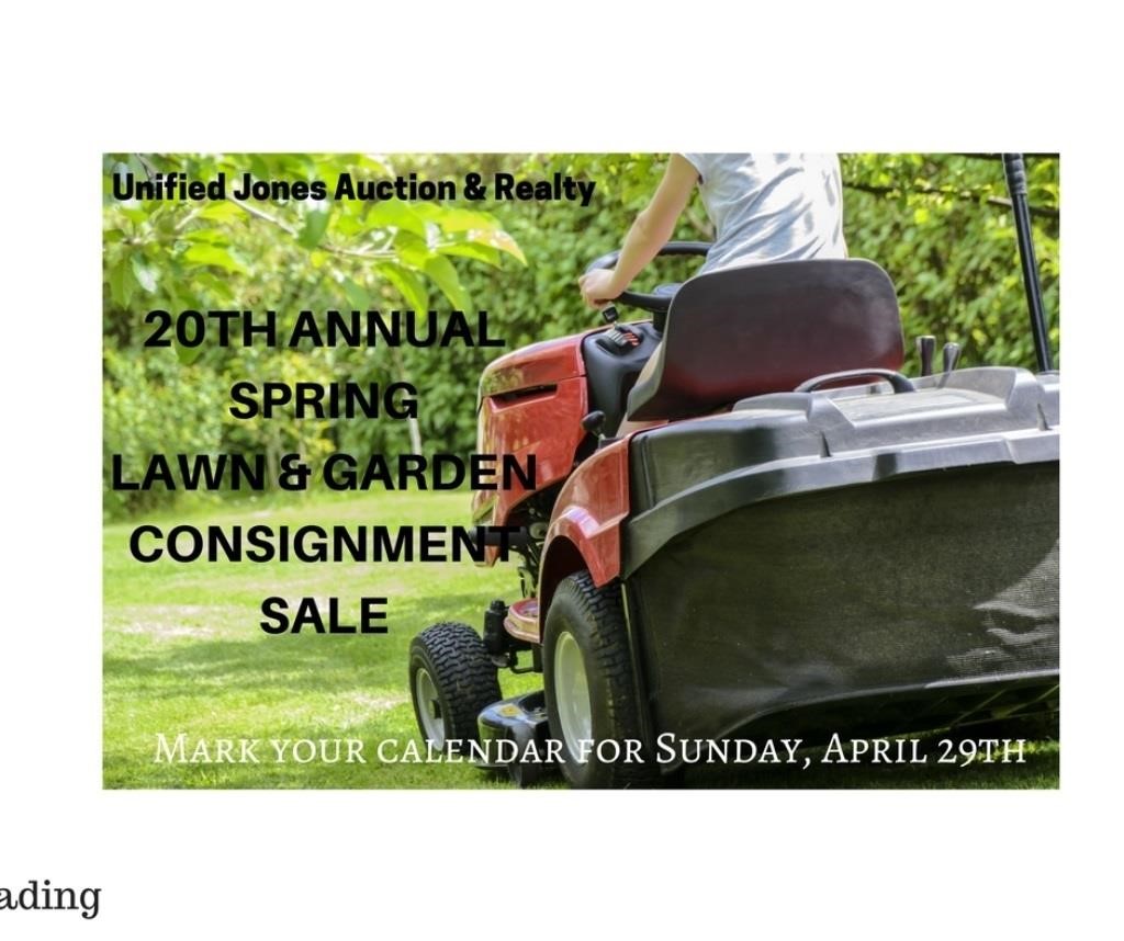 20th Annual Spring Lawn and Garden Consignment Sale