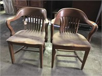 (2) Bank of England Side chairs
