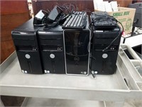 4 Dell computers