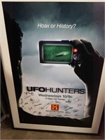 Signed UFO Hunters Poster