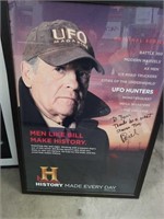 Signed UFO Hunters Poster (Bill)
