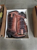 Box of Italian boots