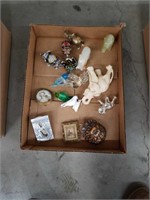 Box of animal figurines